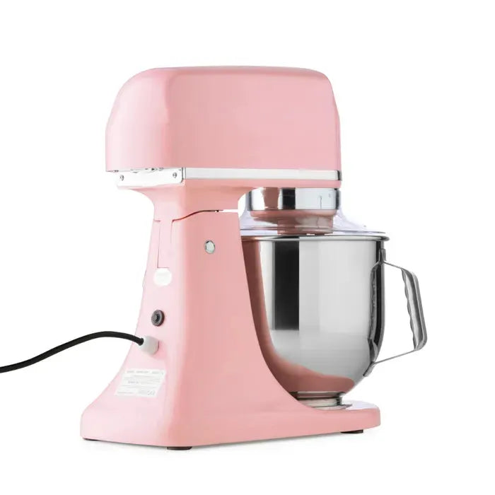 Batteur Mélangeur planétaire - 7 L - 11 vitesses - jusqu'à 2 kg de pâte - rose by Maxima