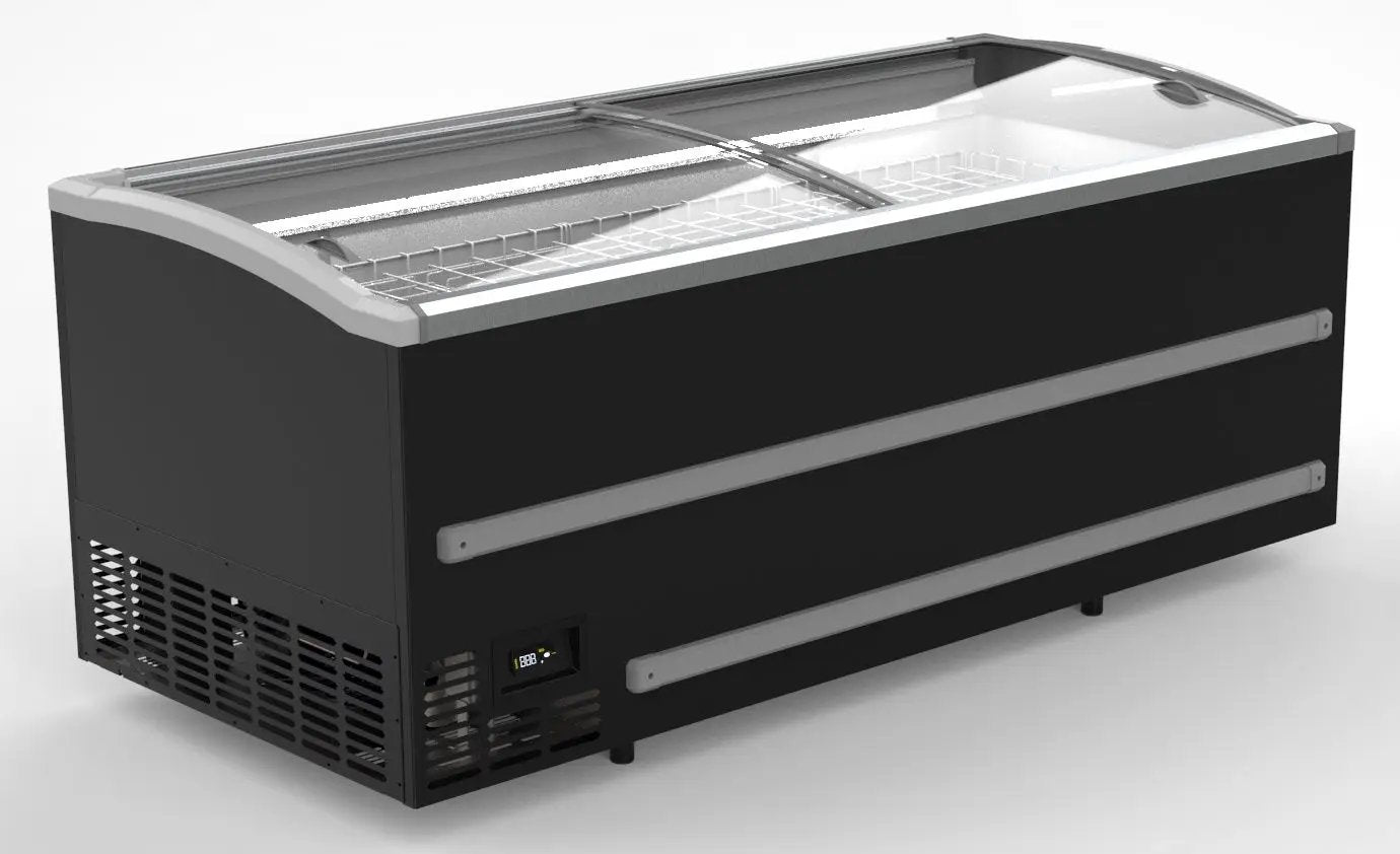CONGÉLATEUR BAHUT POUR SUPERMARCHÉ NOIR 2500 DÉGIVRAGE MANUEL *TRANSPORT SUR DEMANDE* 7072.0020 Combisteel