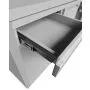 TABLE DE TRAVAIL À CAFÉ EN ACIER INOXYDABLE 1500X600X1150 - 7088.1010 - Combisteel