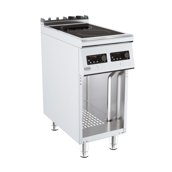 BASE 700 CUISINIÈRE AVEC PLAQUE À INDUCTION ELECTRIQUE 2 PL. 7178.0570 Combisteel by Combisteel
