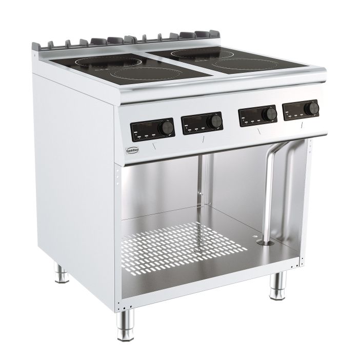 BASE 700 CUISINIÈRE AVEC PLAQUE À INDUCTION ELECTRIQUE 4 PL. 7178.0575 Combisteel by Combisteel