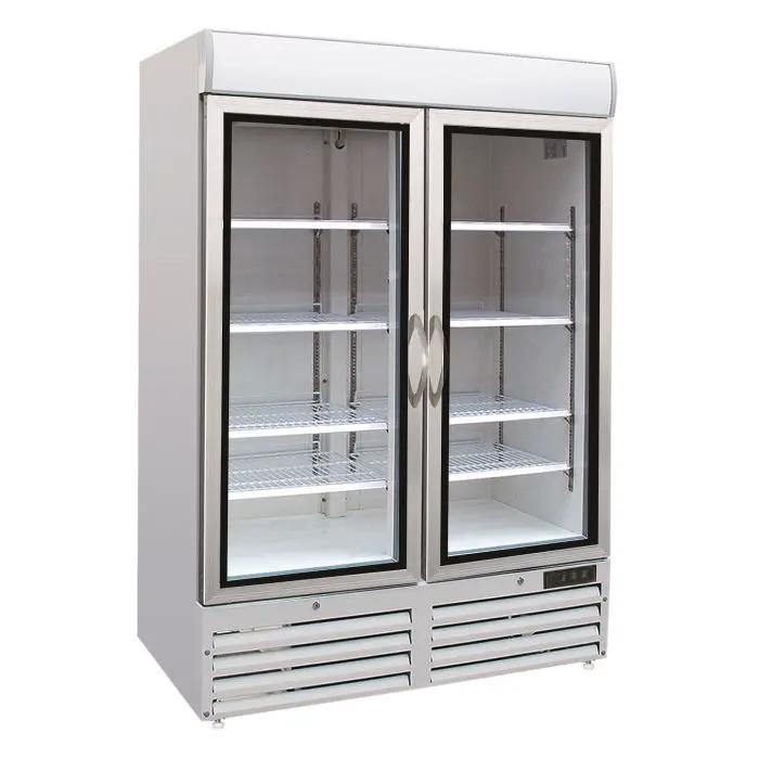 CONGÉLATEUR 2 PORTES EN VERRE 7450.0157 Combisteel