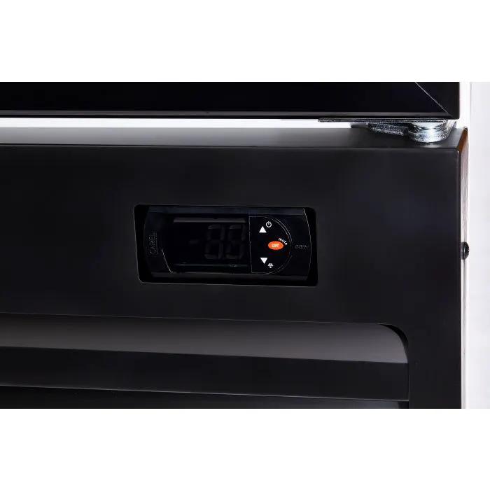 RÉFRIGÉRATEUR 2 PORTES EN VERRE BEZ-750 GD 7455.1390 Combisteel