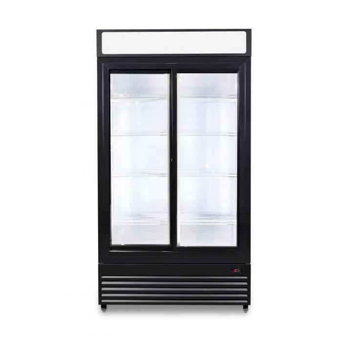RÉFRIGÉRATEUR AVEC PORTES COULISSANTES EN VERRES BEZ-750 SL 7455.1395