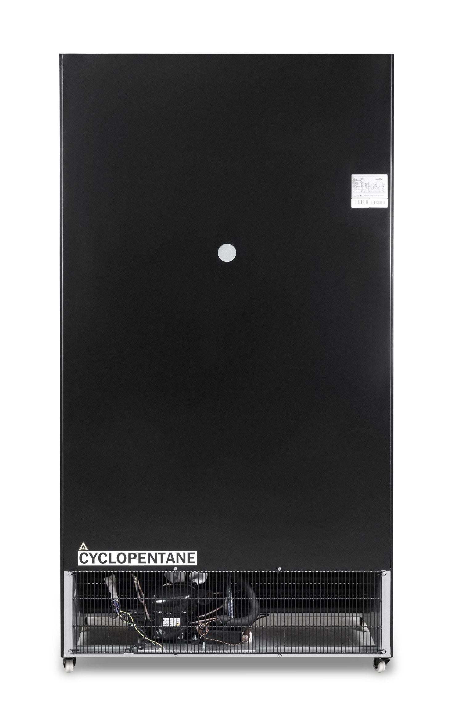 RÉFRIGÉRATEUR AVEC PORTES COULISSANTES EN VERRES BEZ-780 SL NOIR 7455.1398 Combisteel by Combisteel