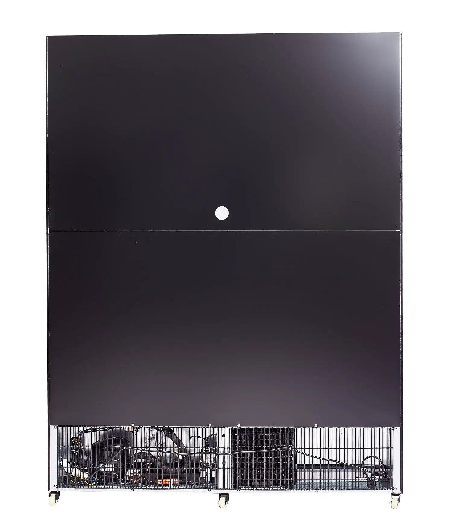 RÉFRIGÉRATEUR 3 PORTES EN VERRE NOIR NAP-1200 HT - AVEC PORTE CHAUFFANTE 7455.1925 Combisteel by Combisteel