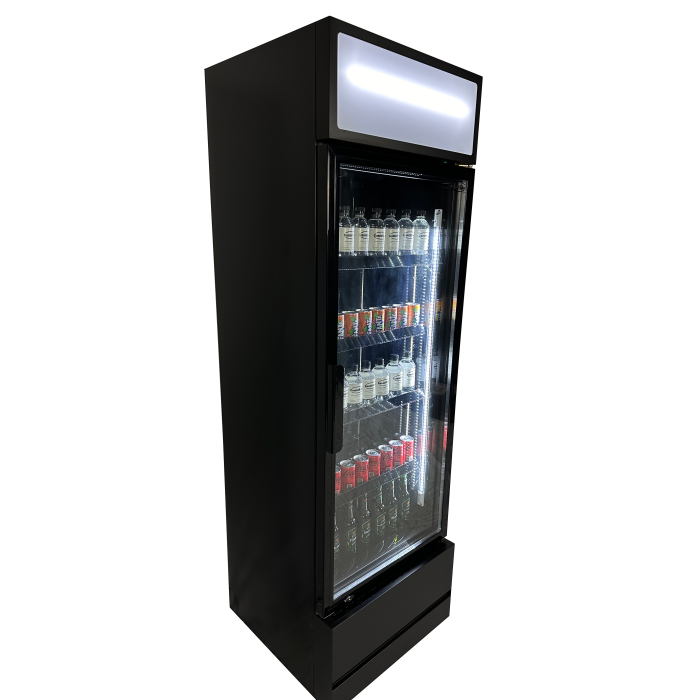 RÉFRIGÉRATEUR PORTE EN VERRE FCU-370 BL 7455.2104 Combisteel