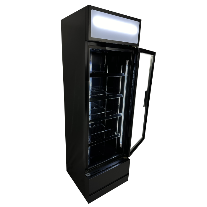 RÉFRIGÉRATEUR PORTE EN VERRE FCU-370 BL 7455.2104 Combisteel