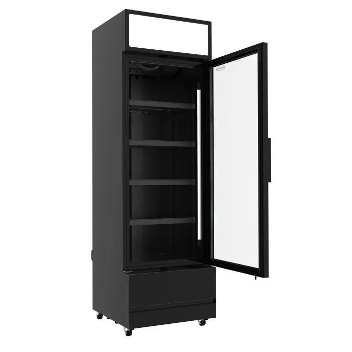 RÉFRIGÉRATEUR PORTE EN VERRE FCU-370 BL 7455.2104 Combisteel