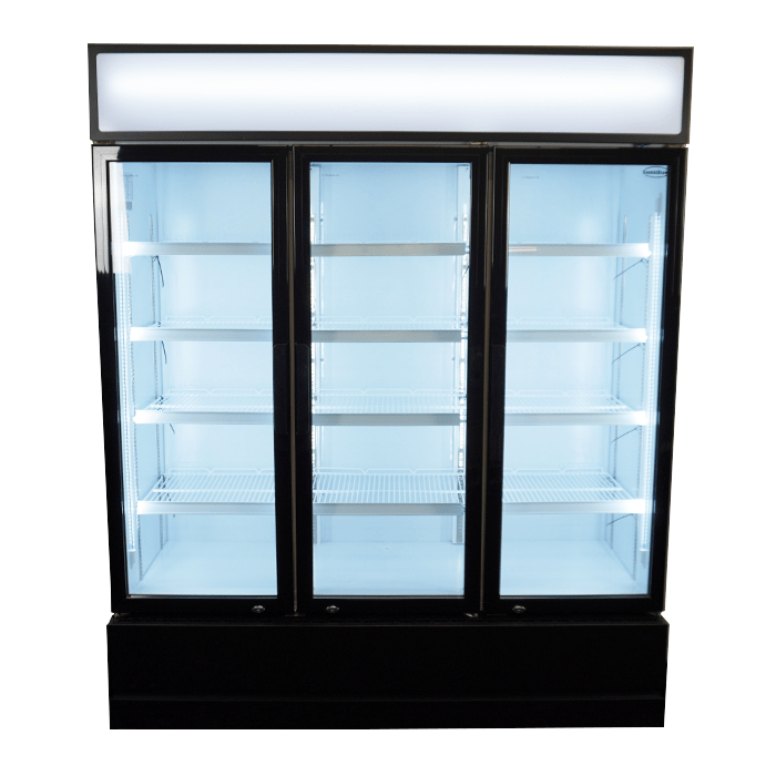 RÉFRIGÉRATEUR 3 PORTES EN VERRE FCU-1200 7455.2110 Combisteel by Combisteel