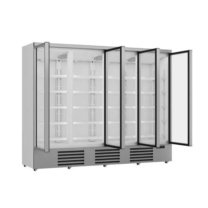 RÉFRIGÉRATEUR 4 PORTES EN VERRE JDE-2025R -TRANSPORT SUR DEMANDE - 7455.2210 - Combisteel by Combisteel