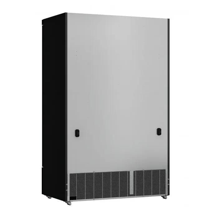 CONGÉLATEUR LIBRE SERVICE 2 PORTES EN VERRE NOIR JDE-1000F BL - 7455.2245 - Combisteel by Combisteel