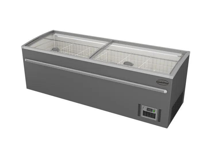 CONGÉLATEUR BAHUT POUR SUPERMARCHÉ GRIS 2500 DÉGIVRAGE AUTOMATIQUE *TRANSPORT SUR DEMANDE* 7455.2675 Combisteel