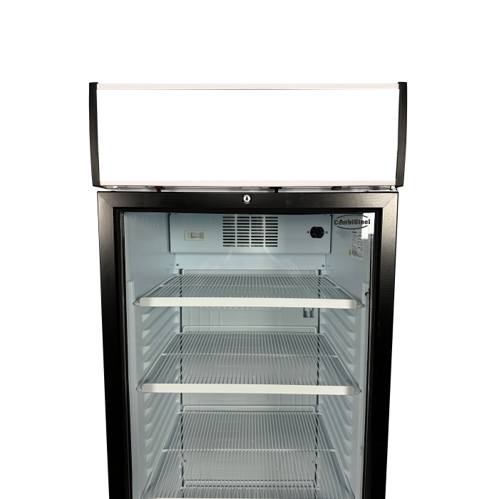 RÉFRIGÉRATEUR 1 PORTE EN VERRE SENS OUVERTURE PORTE GAUCHE 7464.0088 Combisteel