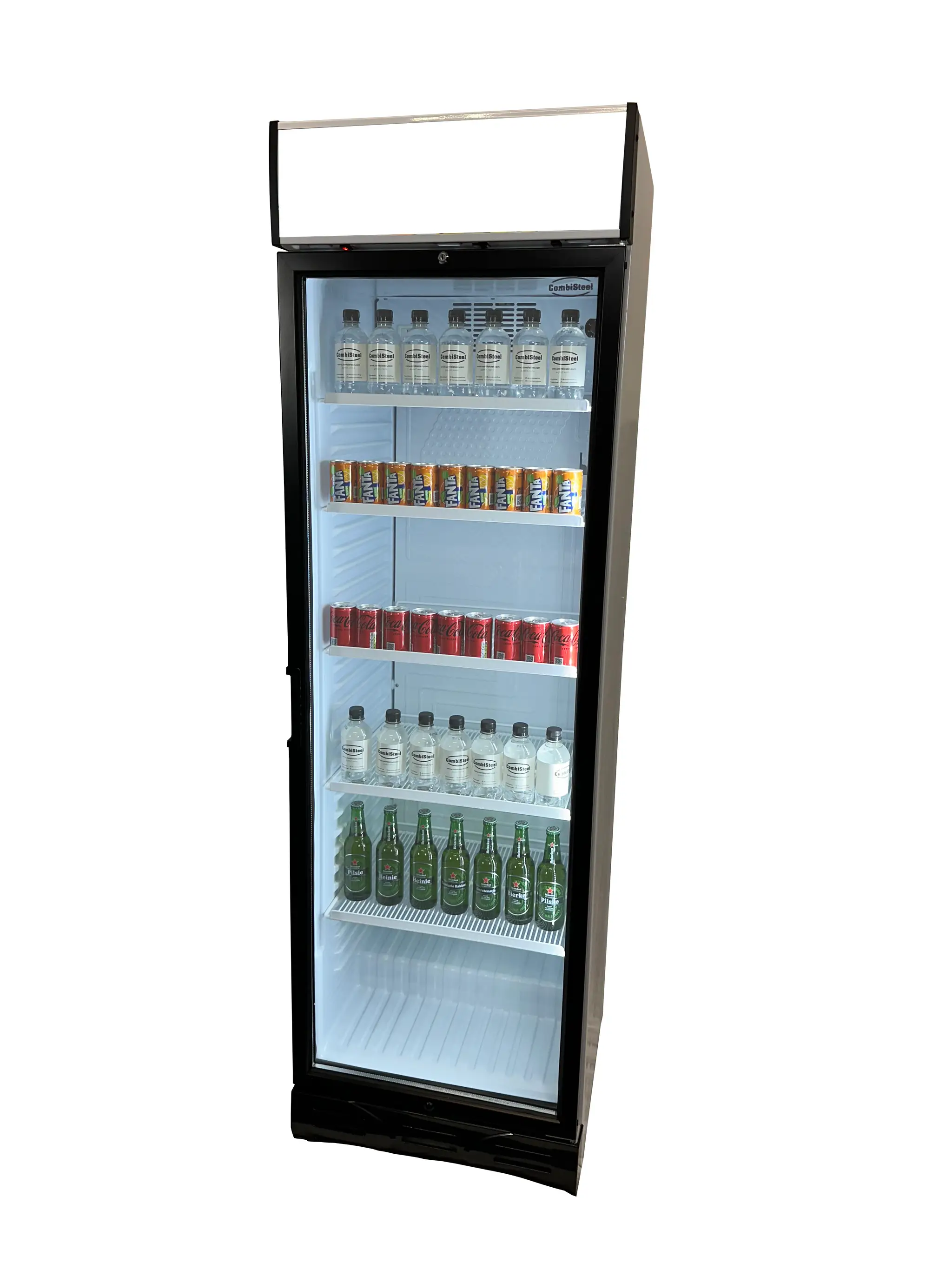 RÉFRIGÉRATEUR 1 PORTE EN VERRE 7464.0085 Combisteel