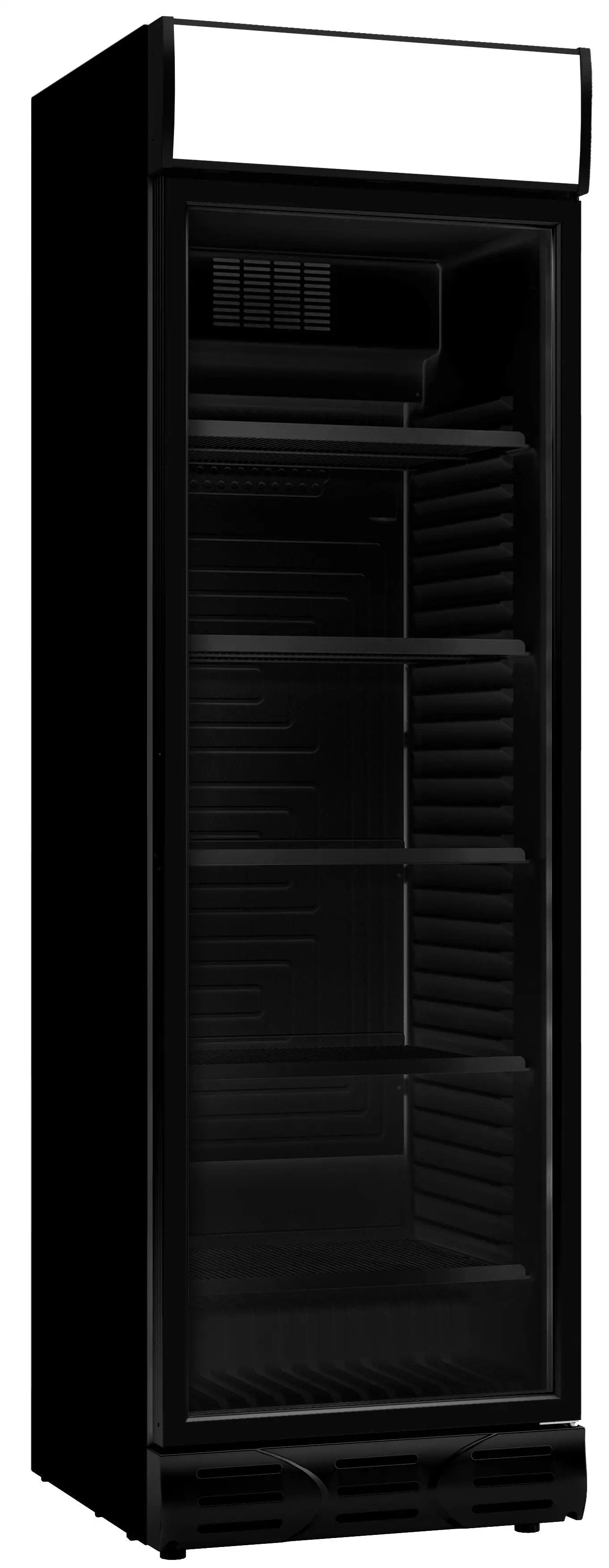RÉFRIGÉRATEUR 1 PORTE EN VERRE NOIR SENS OUVERTURE PORTE GAUCHE 7464.0093 Combisteel