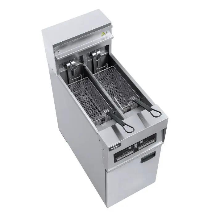 Friteuse électrique 2 x 12,5 litres haut rendement - 7509.0010 - Combisteel