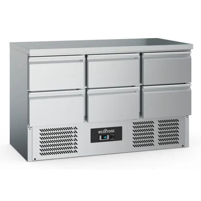 TABLE RÉFRIGÉRÉE 6 DRAWERS - 7950.5085 - Ecofrost by Ecofrost