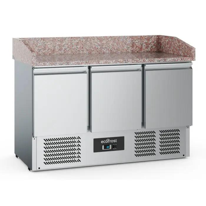 TABLE PRÉP POUR PIZZA 3 PORTES - 7950.5100 - Ecofrost by Ecofrost
