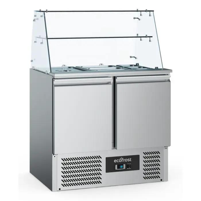 SALADETTE RÉFRIGÉRÉE AVEC VERRE 2 PORTES - 7950.5105 - Ecofrost by Ecofrost