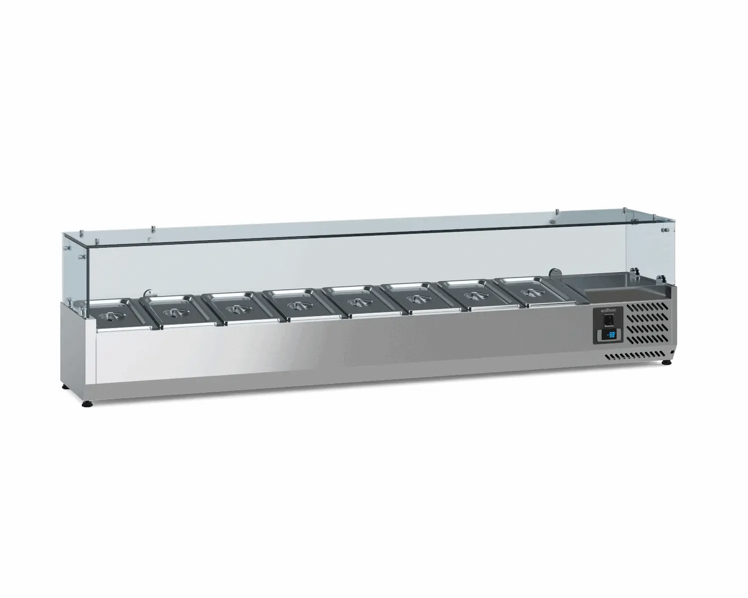 PUITS RÉFRIGÉRATÉE 1/4 GN x 8 - 7950.5121 - Ecofrost by Ecofrost