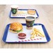 Plateau fast food en plastique Olympia Kristallon bleu by Gastronoble