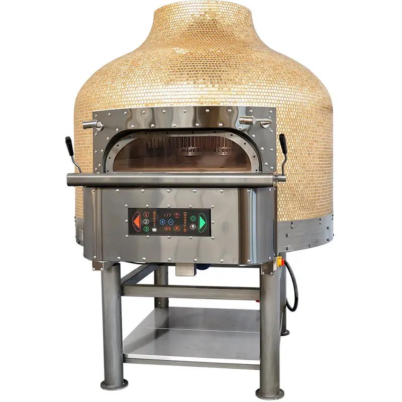 Four Napolitain Rotatif Électrique 9 Pizzas Volcan Mosaïque - FRV125 VM - Morello Forni by Morello Forni