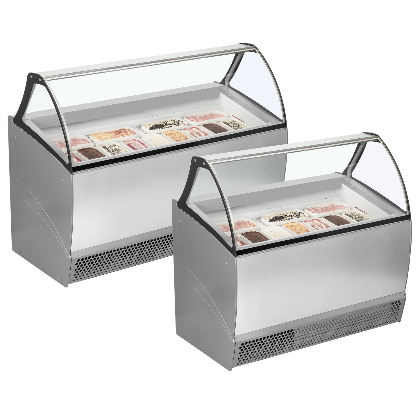 Vitrine ventilée pour glace en bac BERMUDA RV10 Tefcold
