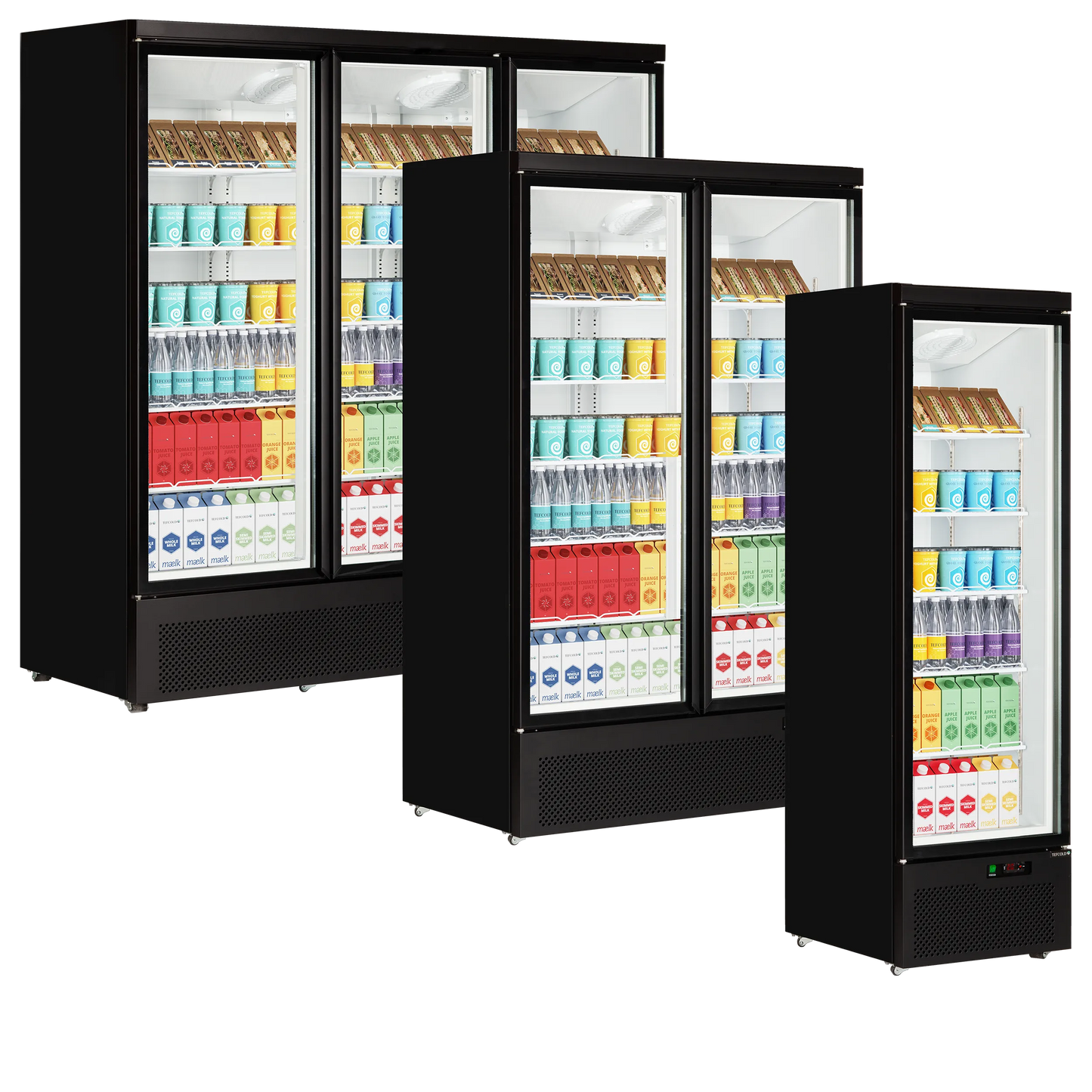 Réfrigérateur vitré 2 portes - Atom Maxi C2DB - Tefcold