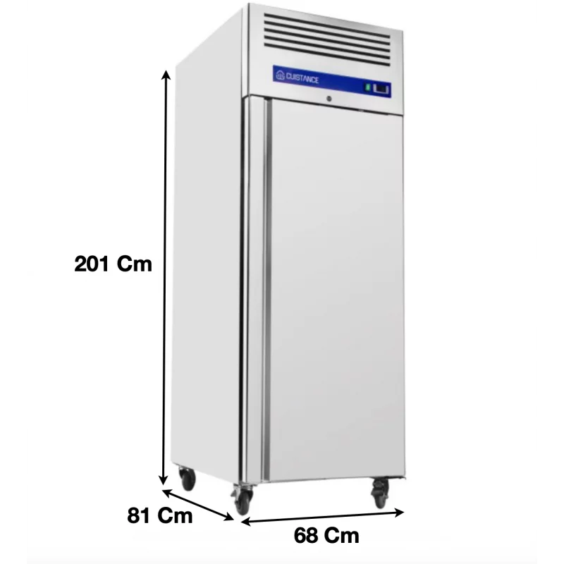 Armoire réfrigérée GN2/1 600 L 1 Négative tropicalisé - GN600BT - Cuistance