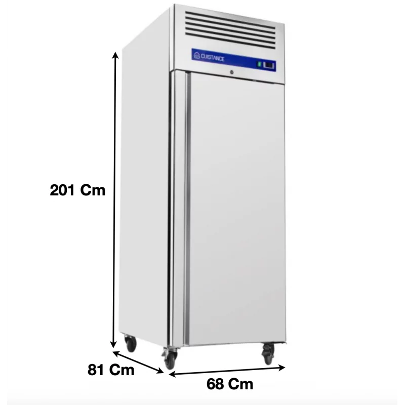 Armoire réfrigérée GN2/1 positive 600 L 1 Porte tropicalisé