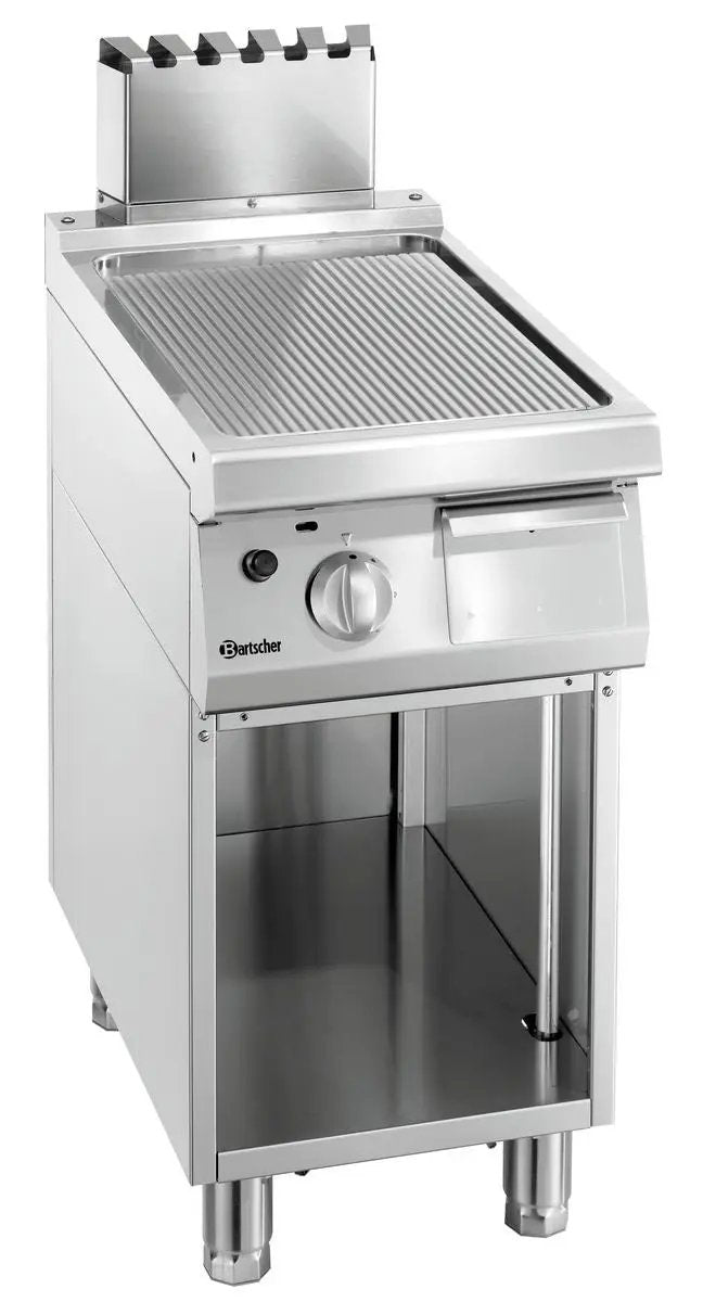 Plaque grill gaz 700, L400,nervurée - 4015613610955 - BARTSCHER by BARTSCHER