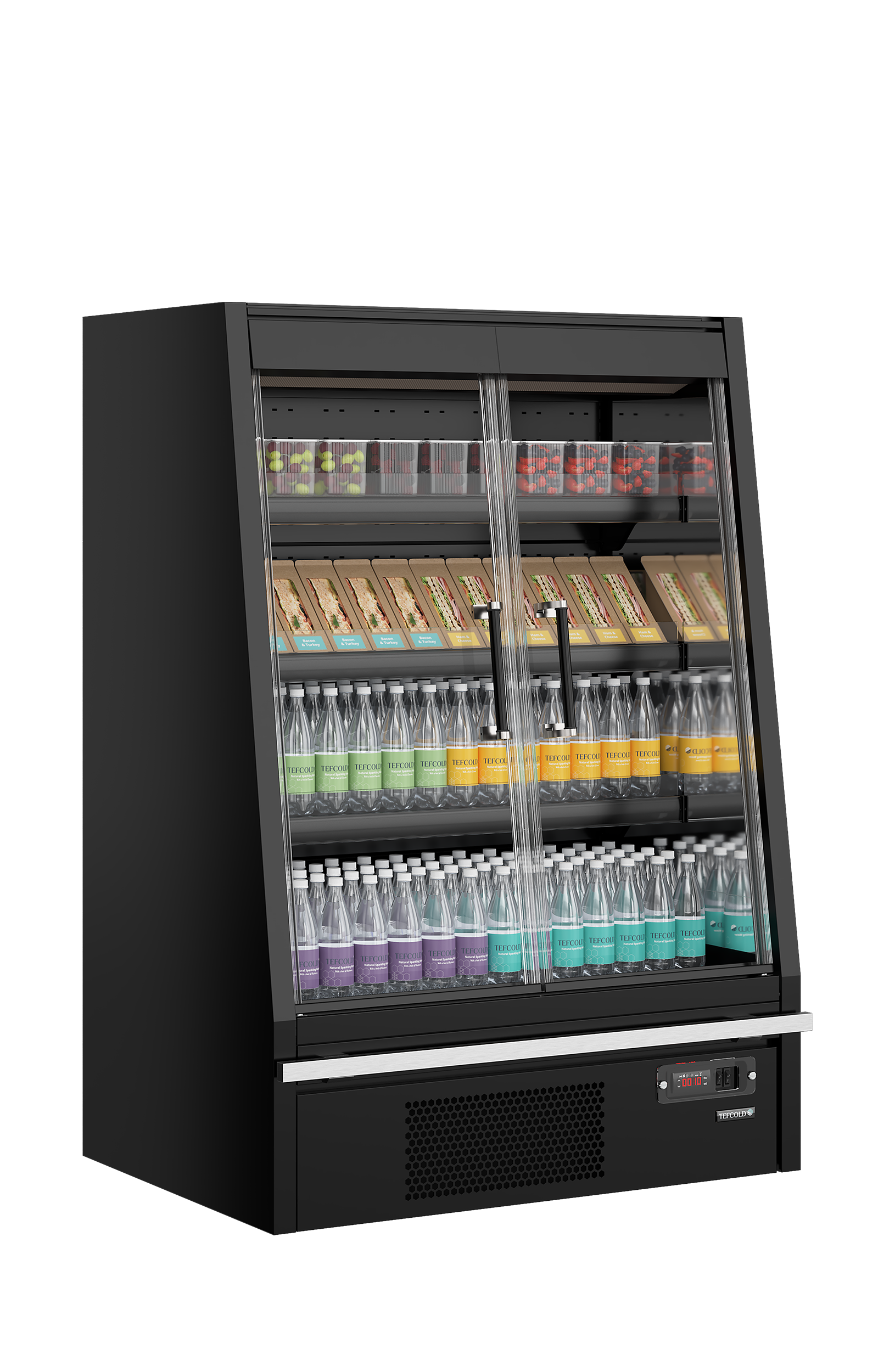 Vitrine réfrigérée pour supermarché - TEFCOLD - GALAXY-GPL10FGD-BLACK-47542 by TEFCOLD