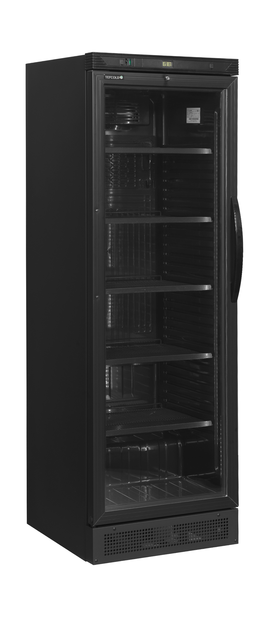 Armoire à boissons, charnières côté gauche - TEFCOLD - CEV425-BLACK-L-H-43909 by TEFCOLD
