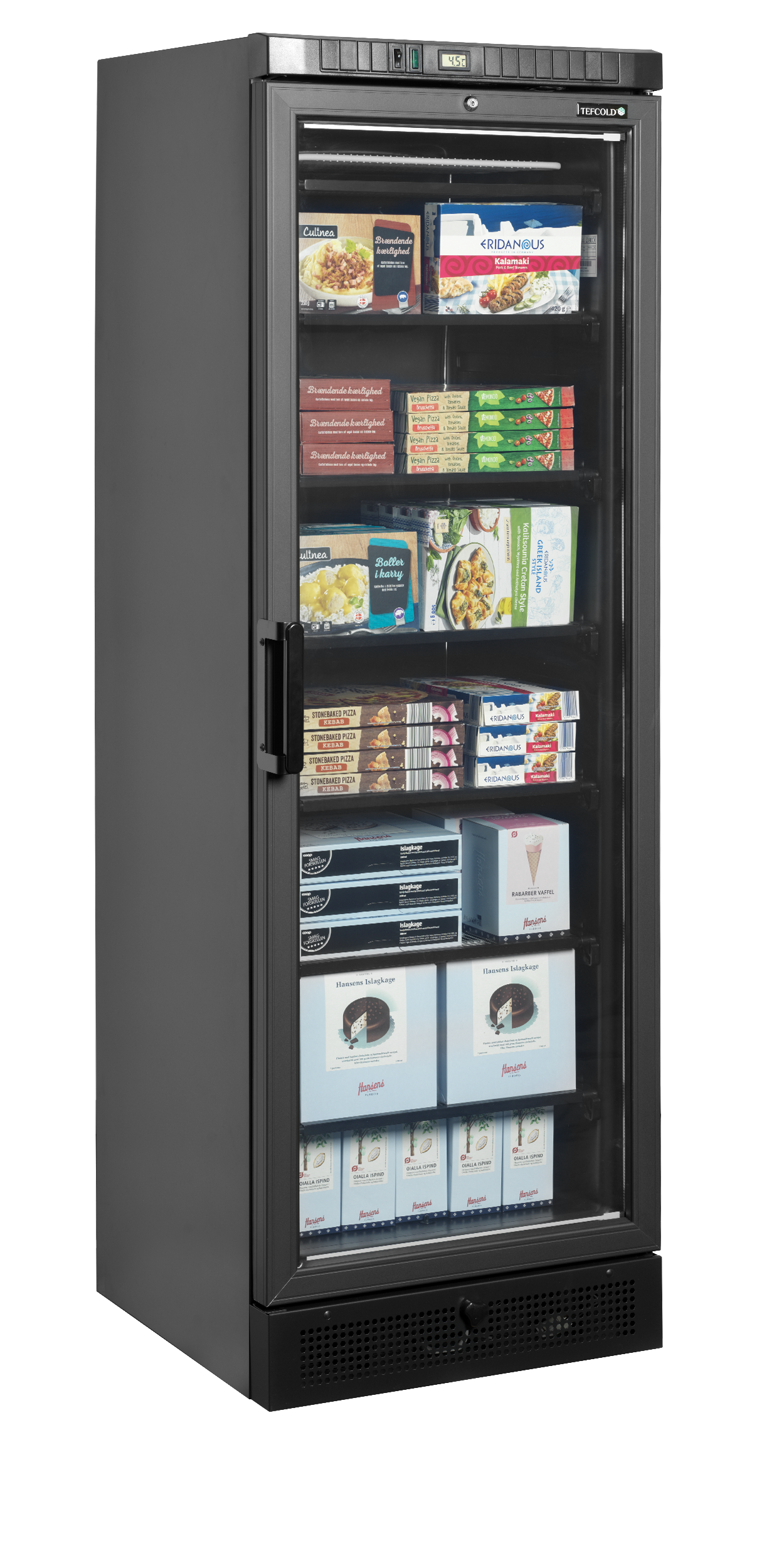 Congélateur vitré noir - TEFCOLD - UFSC371G-BLACK-45479 by TEFCOLD