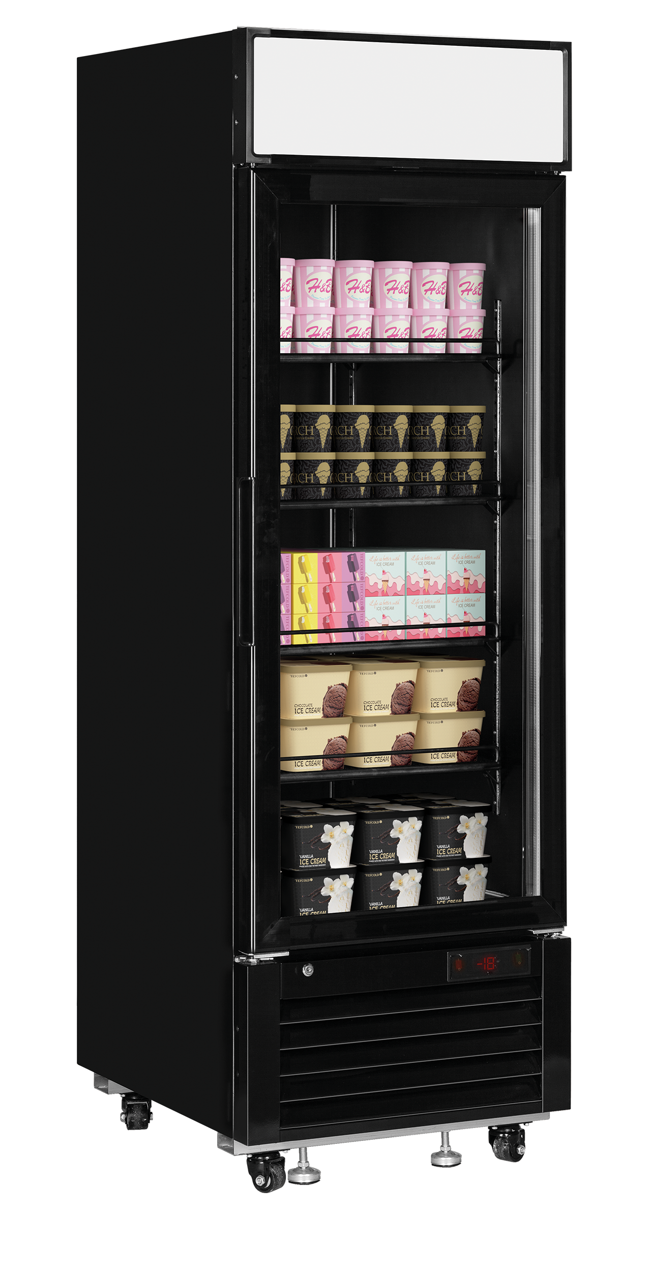 Armoire de congélation vitré - TEFCOLD - LGF2500B-56021 by TEFCOLD