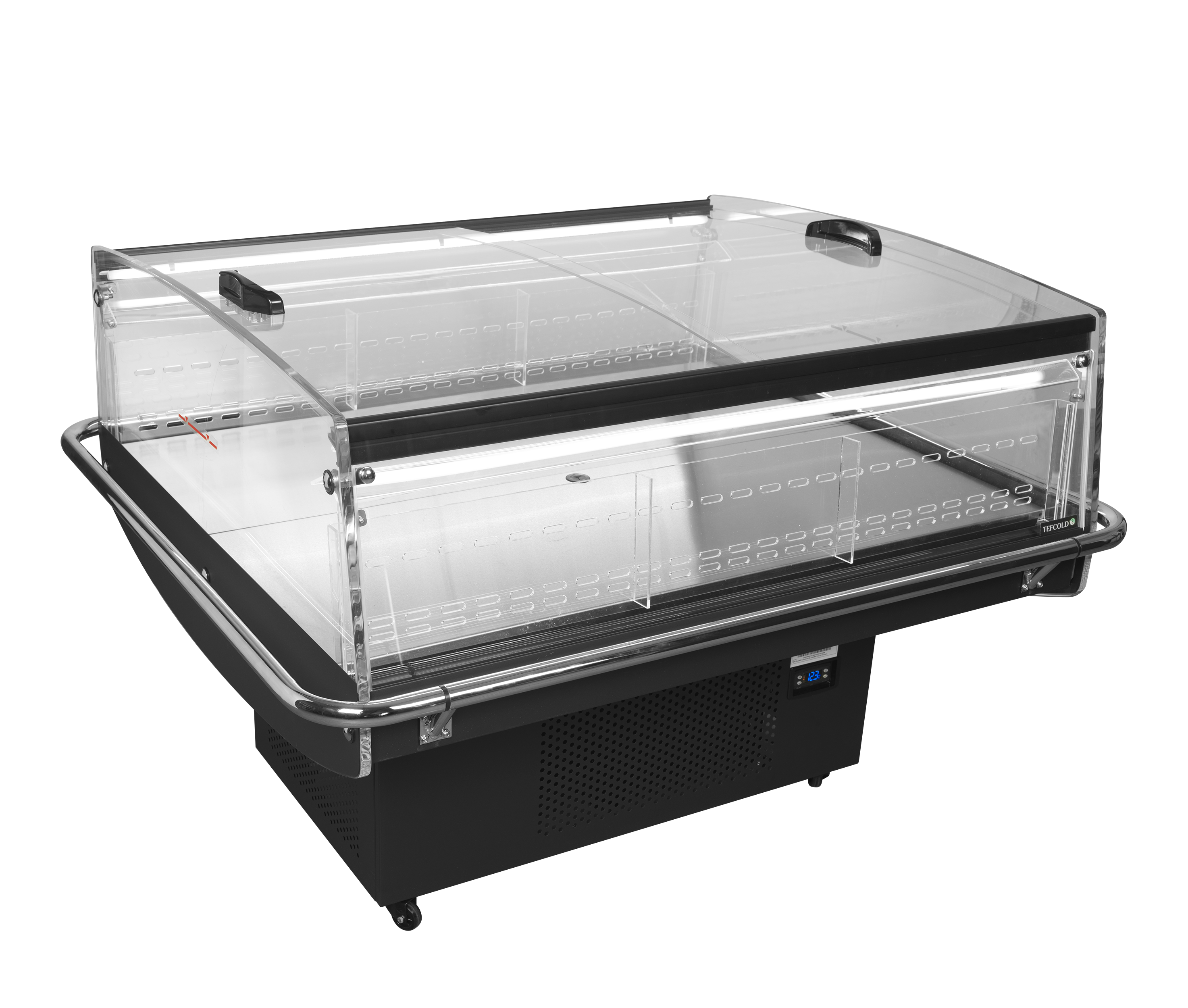 Réfrigérateur noir pour achats impulsifs - TEFCOLD - PDC126-VS-SL-LED-47731 by TEFCOLD