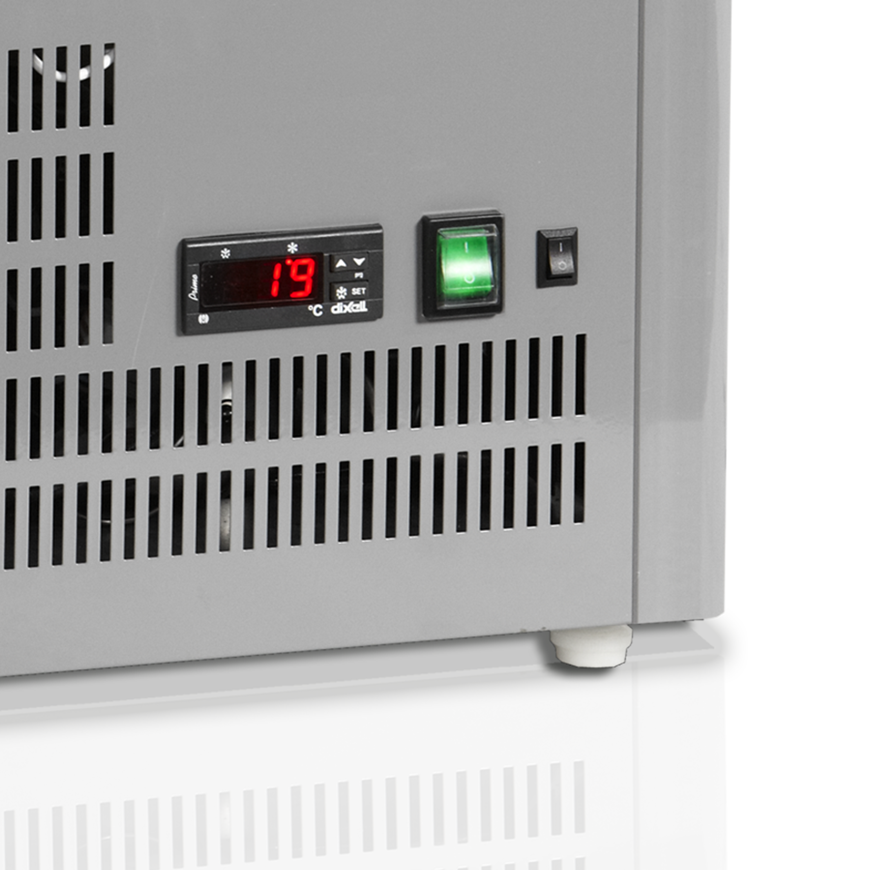 Vitrine 4 faces vitrée - TEFCOLD - UPD60-GREY-16062 by TEFCOLD