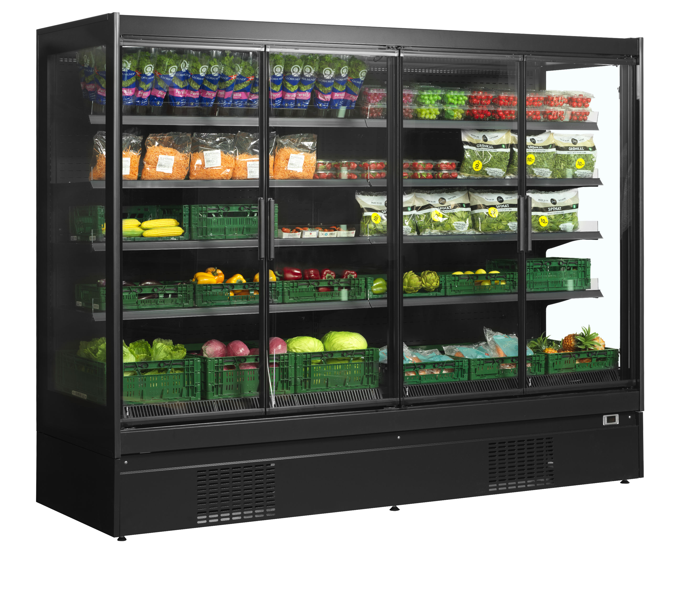 Armoire réfrigérée supermarché mûral avec portes vitré - TEFCOLD - EXTRA2500CD-38477 by TEFCOLD