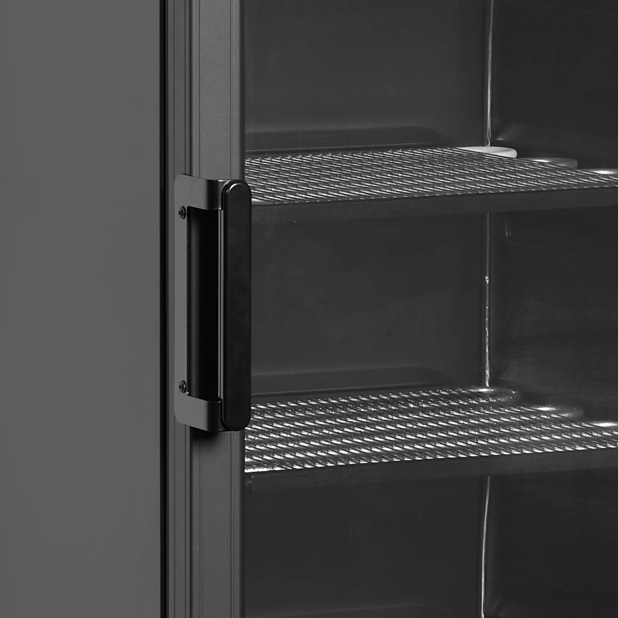 Congélateur vitré noir - TEFCOLD - UFSC371G-BLACK-45479 by TEFCOLD