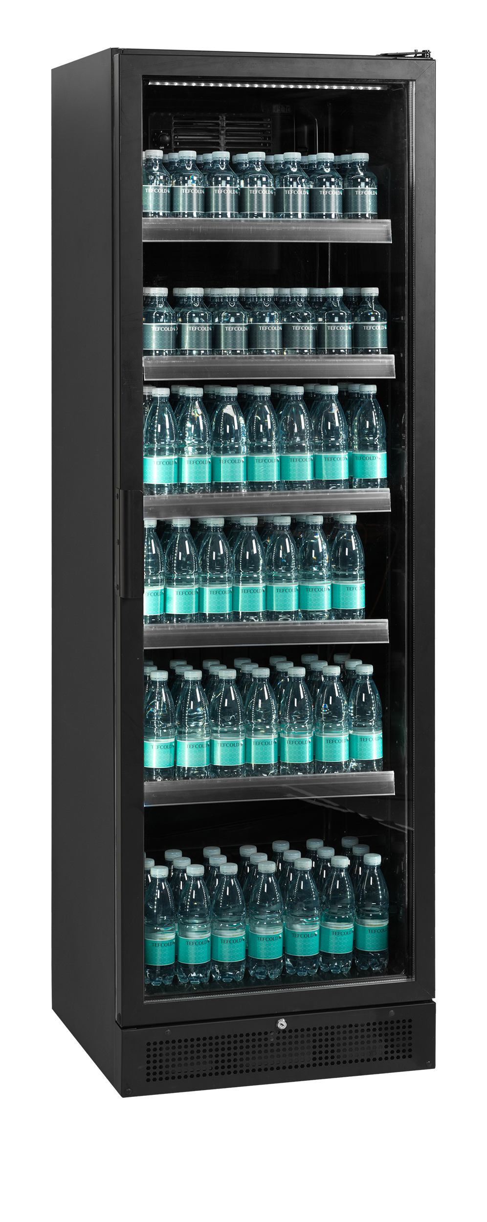 Armoire réfrigérée à boisson vitré noir - TEFCOLD - SCU1425H-53324 by TEFCOLD