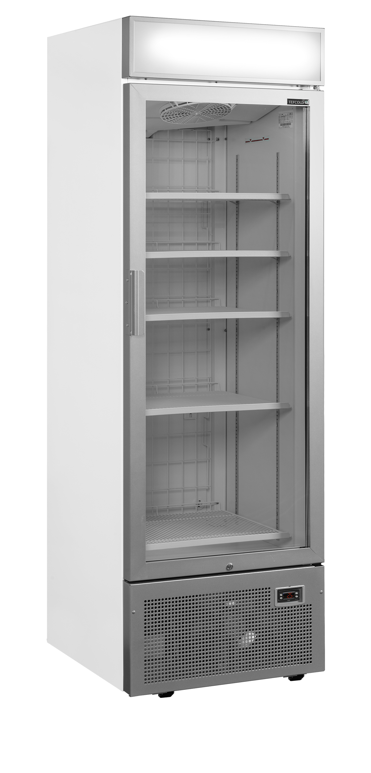Armoire de congélation vitré - TEFCOLD - UFSC1450GCP-NF-SILVER-43907 by TEFCOLD