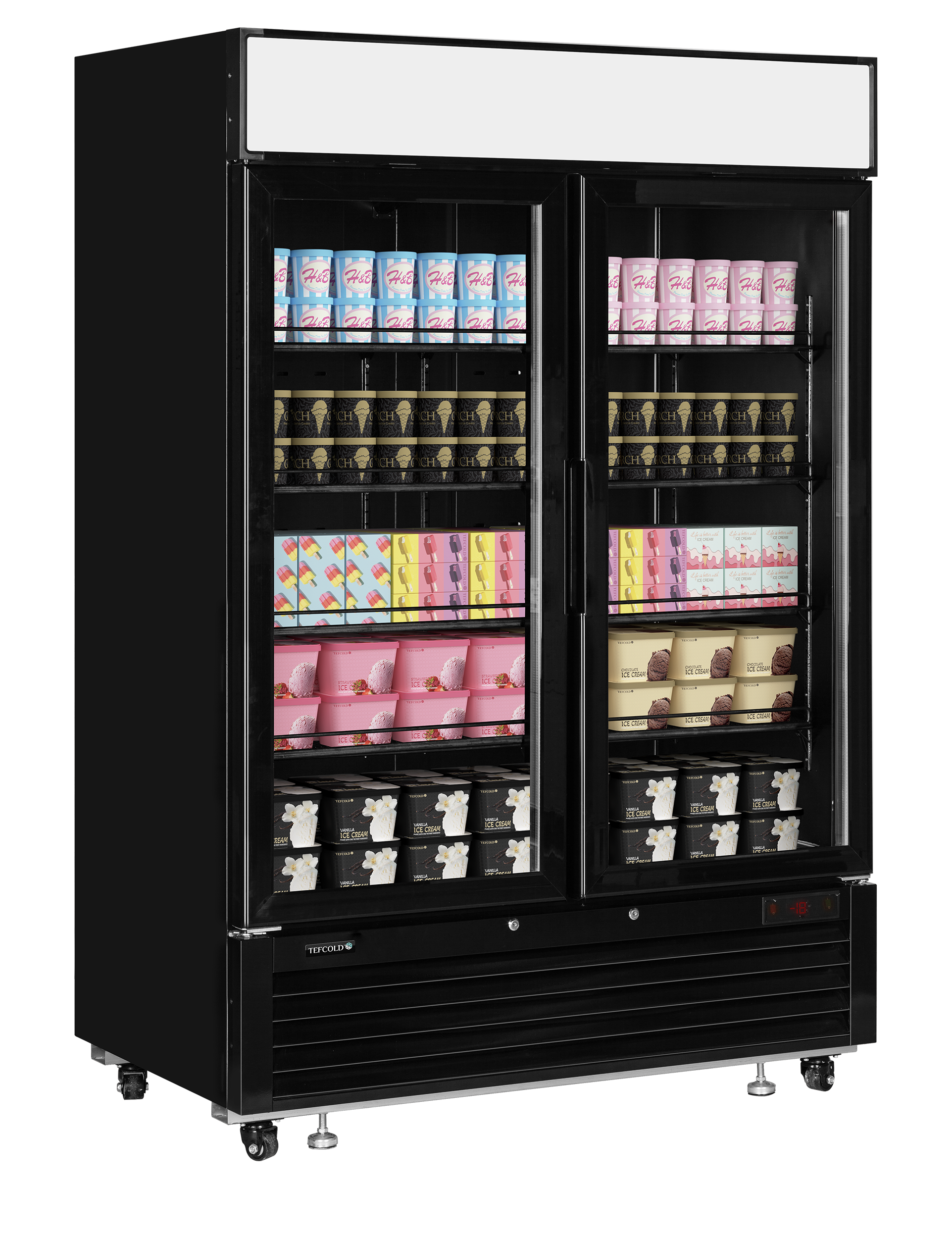 Armoire de congélation vitré - TEFCOLD - LGF5000B-56022 by TEFCOLD