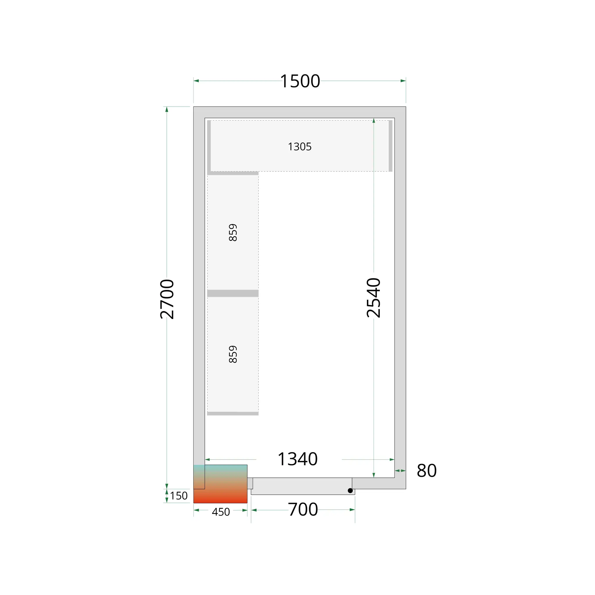 SYSTÈME DE RAYONNAGE POUR - TEFCOLD - SHELF-RACK-SYSTEM-KIT-46202 by TEFCOLD
