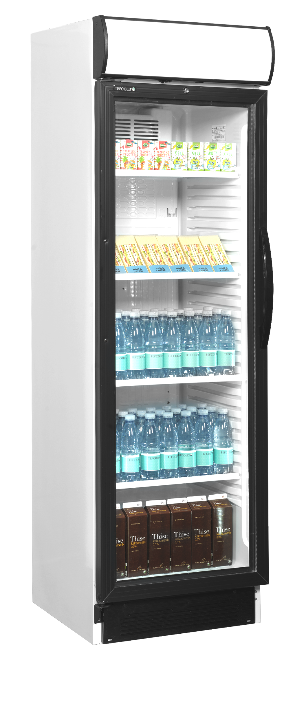 Armoire à boissons, charnières côté gauche - TEFCOLD - CEV425CP-2-LED-L-H-43882 by TEFCOLD