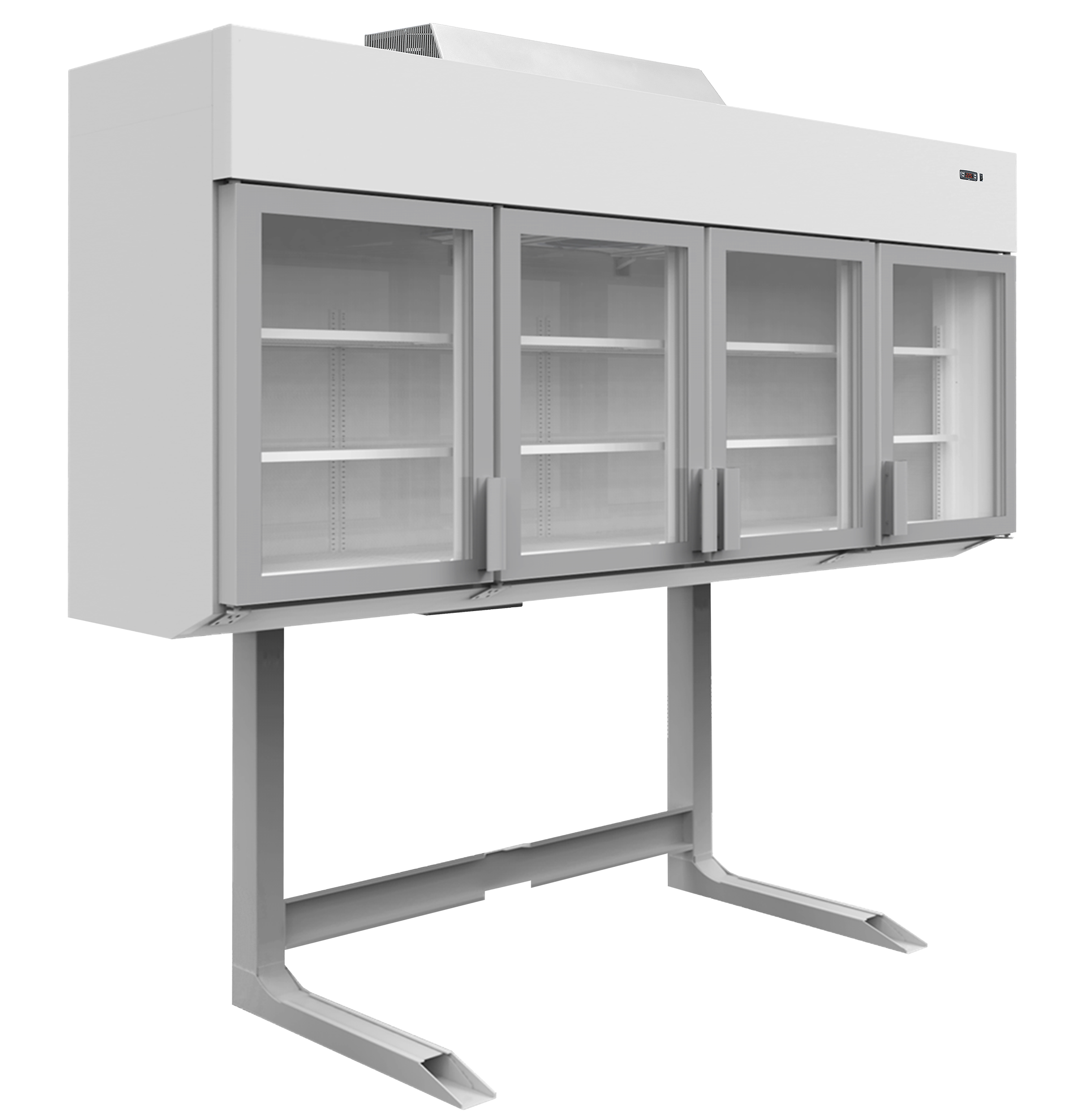 Armoire de congélation supermarché mûral avec portes vitré - TEFCOLD - MTF250-35396 by TEFCOLD