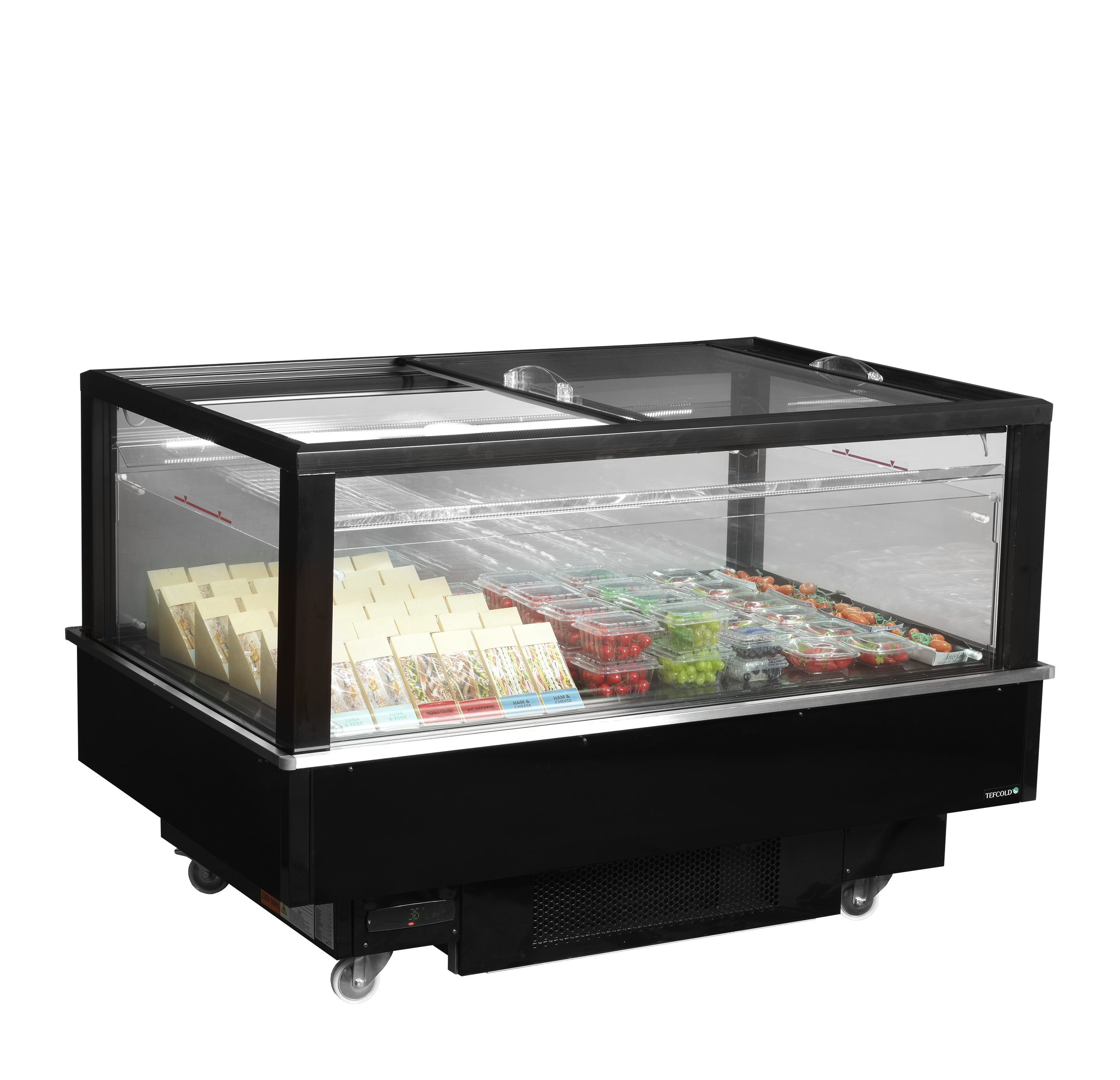 Réfrigérateur/congélateur noir pour achats impulsifs - TEFCOLD - EIB-D1015-B1-69332 by TEFCOLD