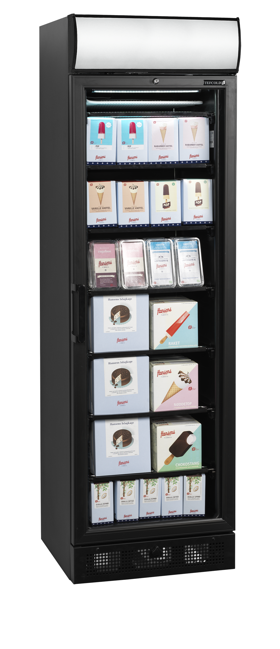 Congélateur vitré noir - TEFCOLD - UFSC371GCP-BLACK-49561 by TEFCOLD