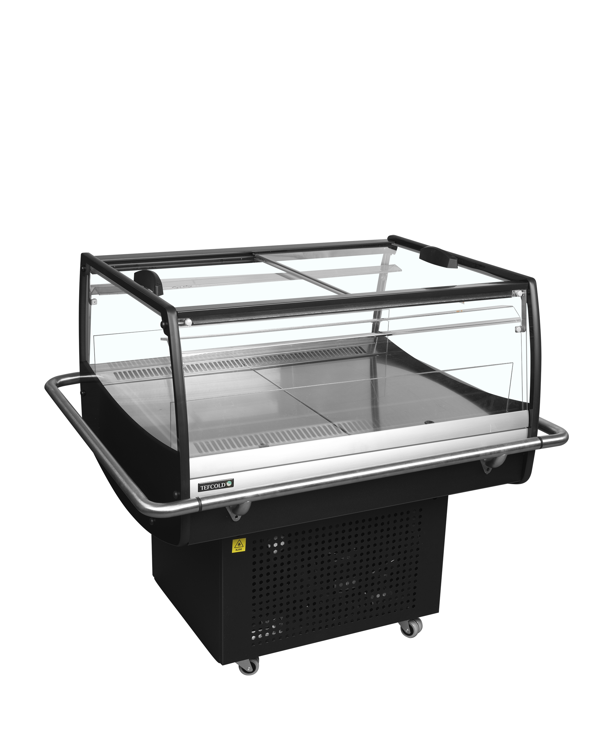 Réfrigérateur noir pour achats impulsifs - TEFCOLD - PDC90SL-2-52189 by TEFCOLD