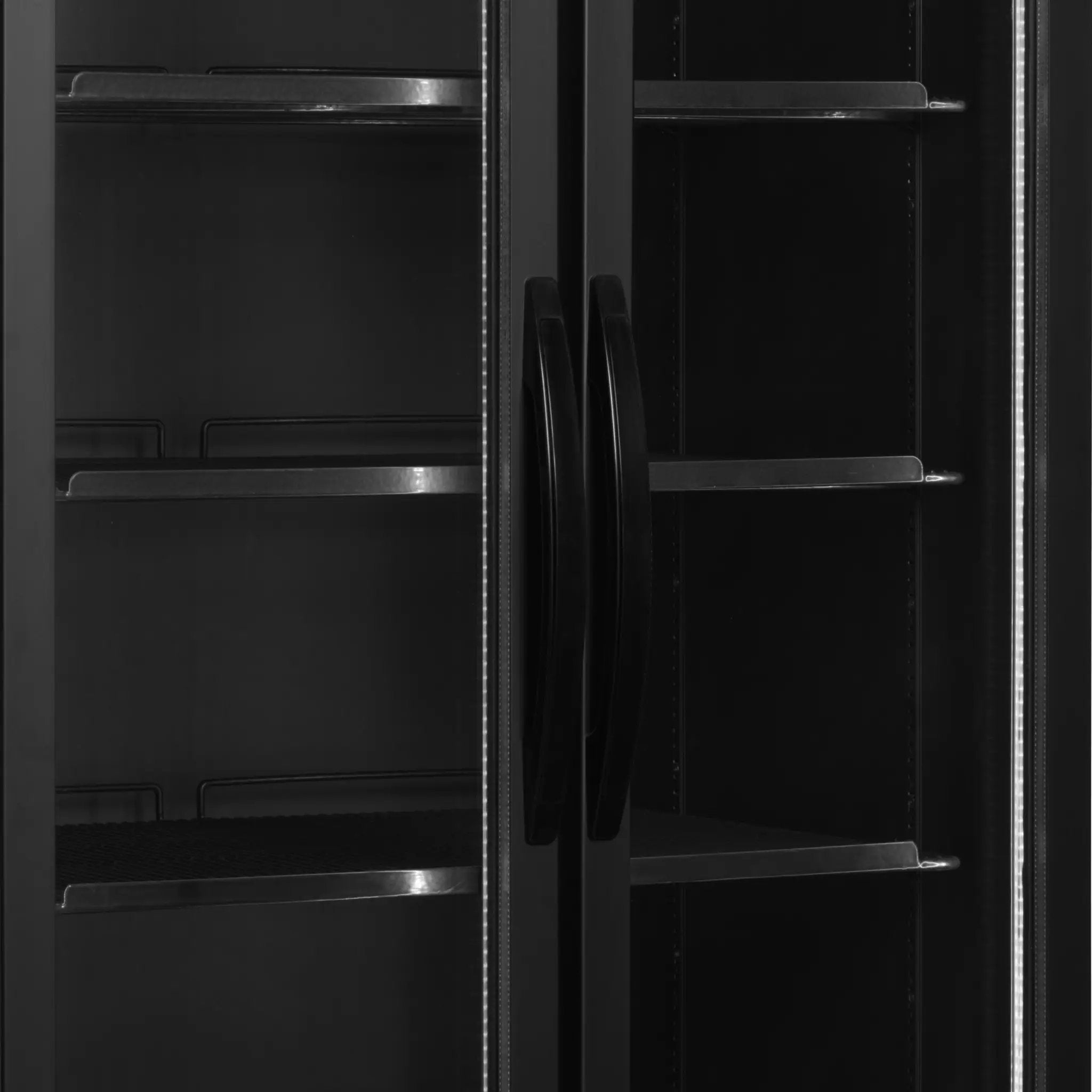 Armoire réfrigérée à boisson vitré noir - TEFCOLD - FS890H-BLACK-34753 by TEFCOLD